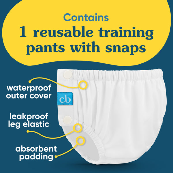 Reusable Training Pants Snaps - Construction