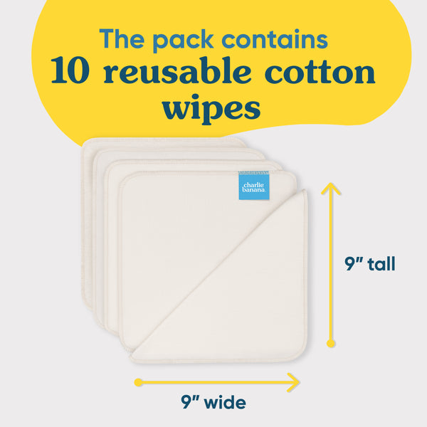 Organic Cotton Wipes