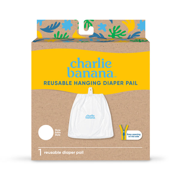 Hanging Diaper Pail - White