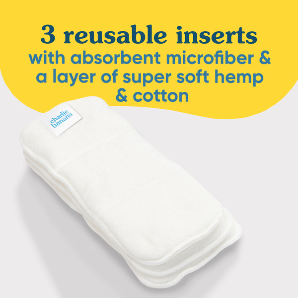 Reusable Hemp Inserts - Newborn